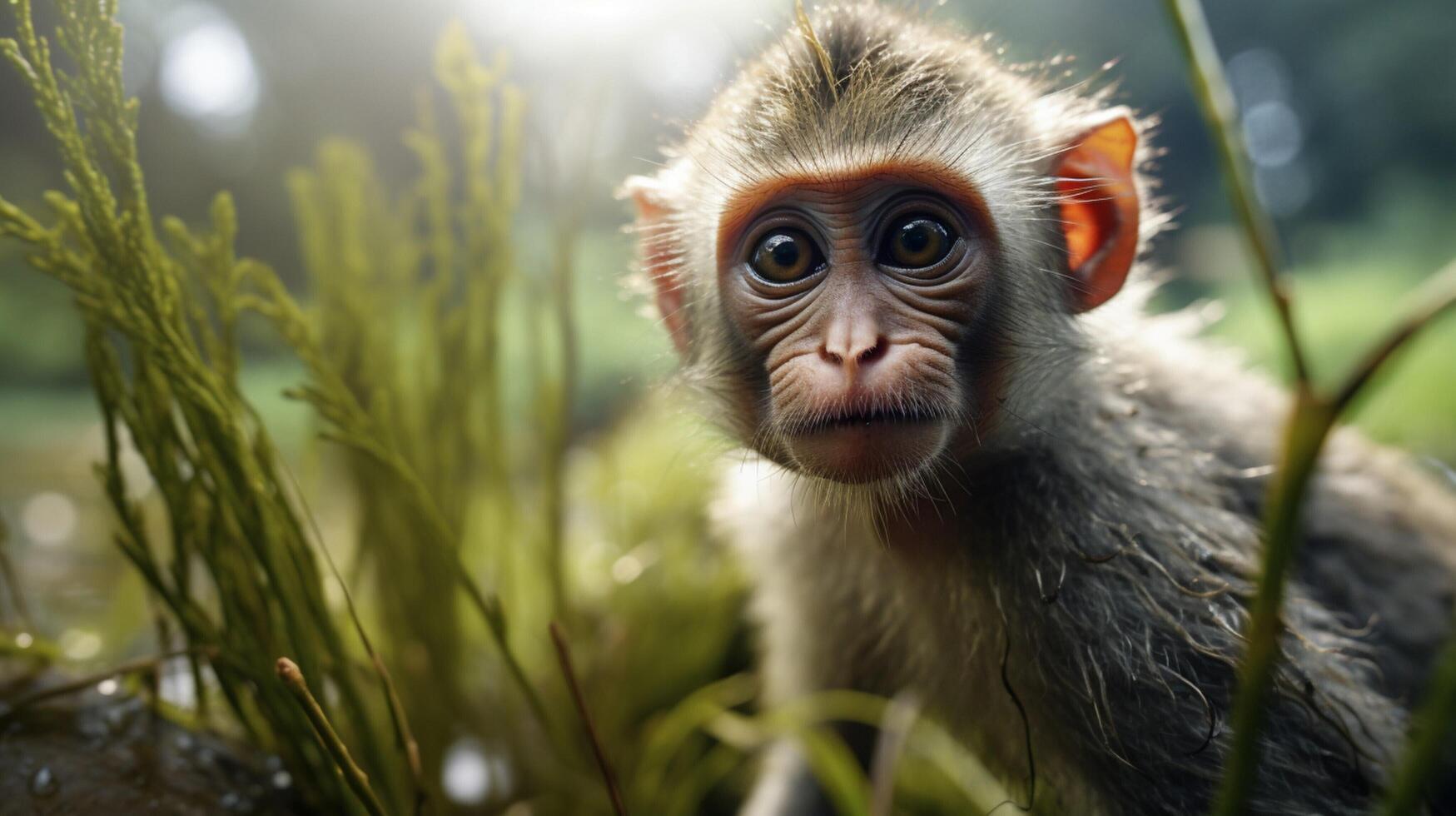 AI generated monkey high quality image photo