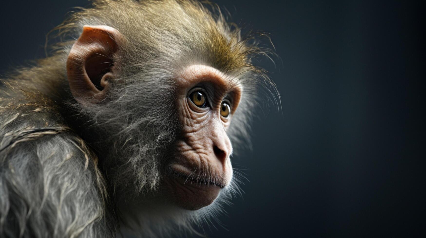 AI generated monkey high quality image photo