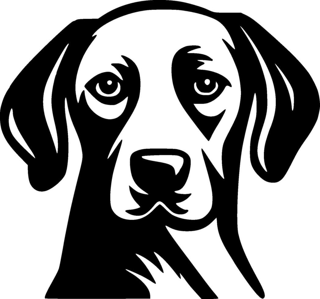 Dalmatian, Minimalist and Simple Silhouette - Vector illustration