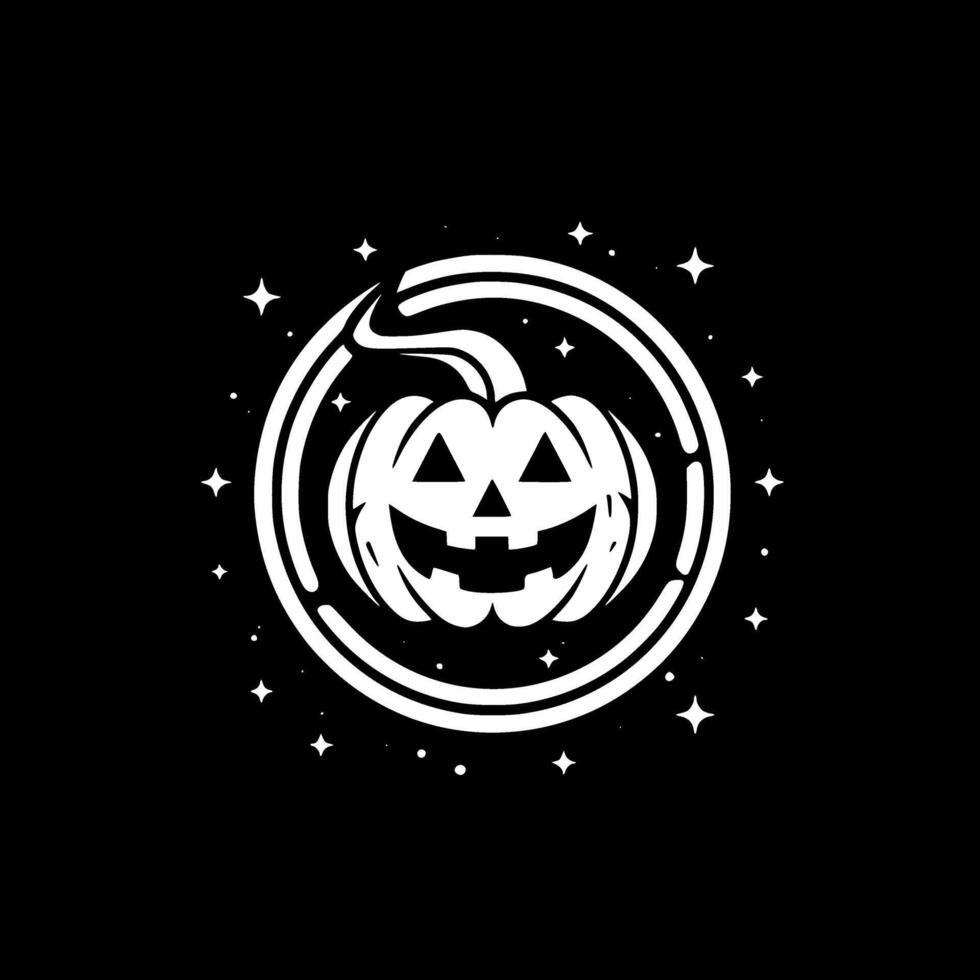 Halloween - Black and White Isolated Icon - Vector illustration