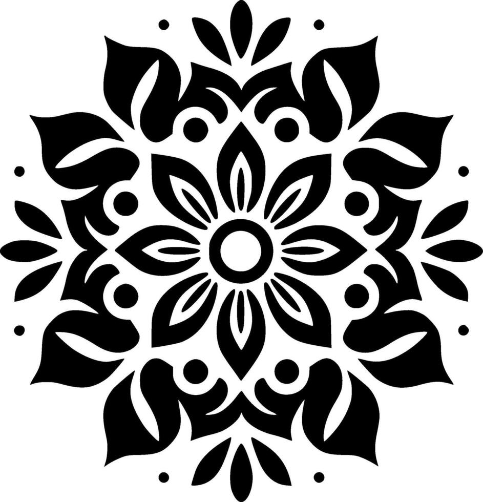 Mandala - High Quality Vector Logo - Vector illustration ideal for T-shirt graphic