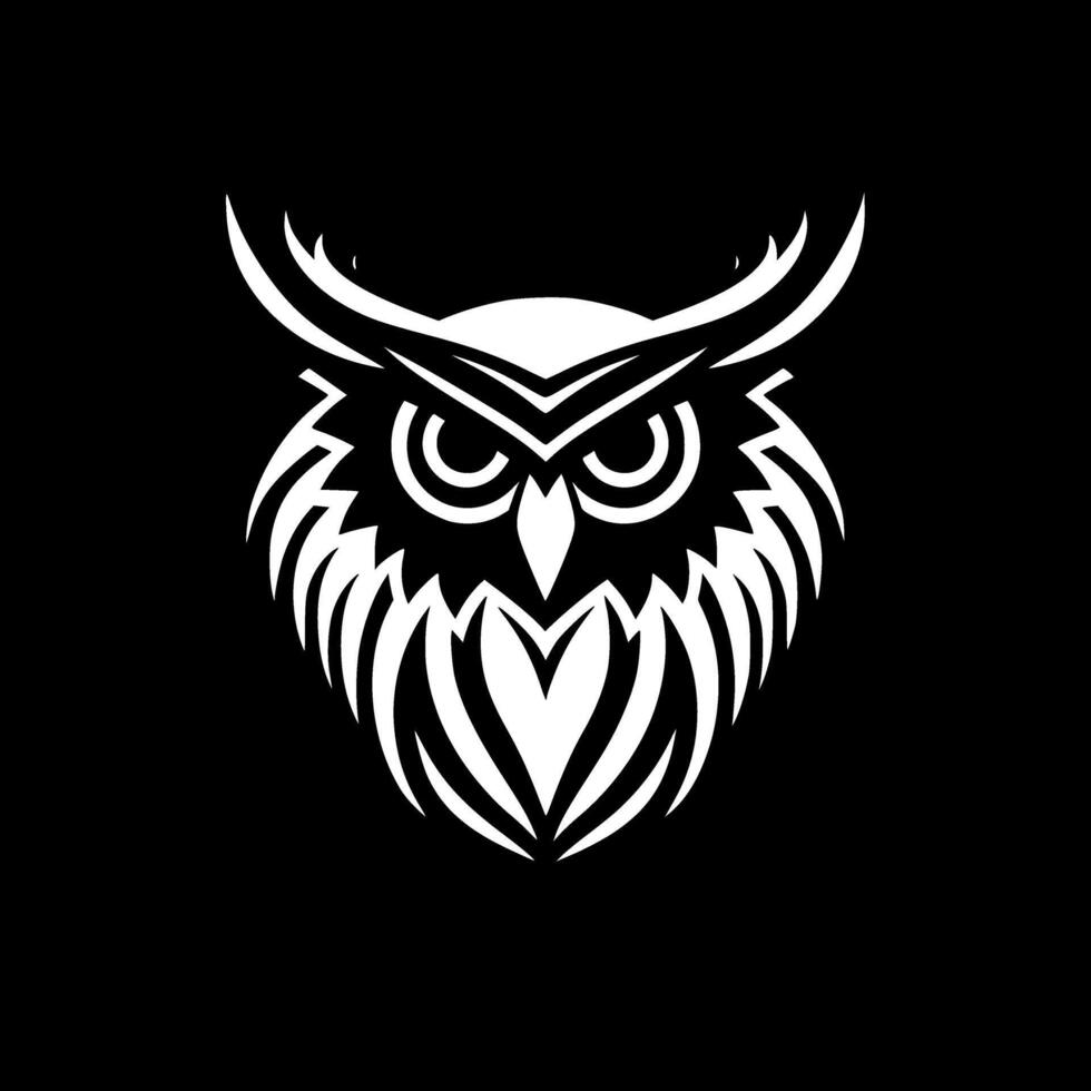 Owl - High Quality Vector Logo - Vector illustration ideal for T-shirt graphic