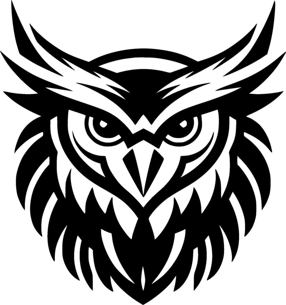 Owl - High Quality Vector Logo - Vector illustration ideal for T-shirt graphic