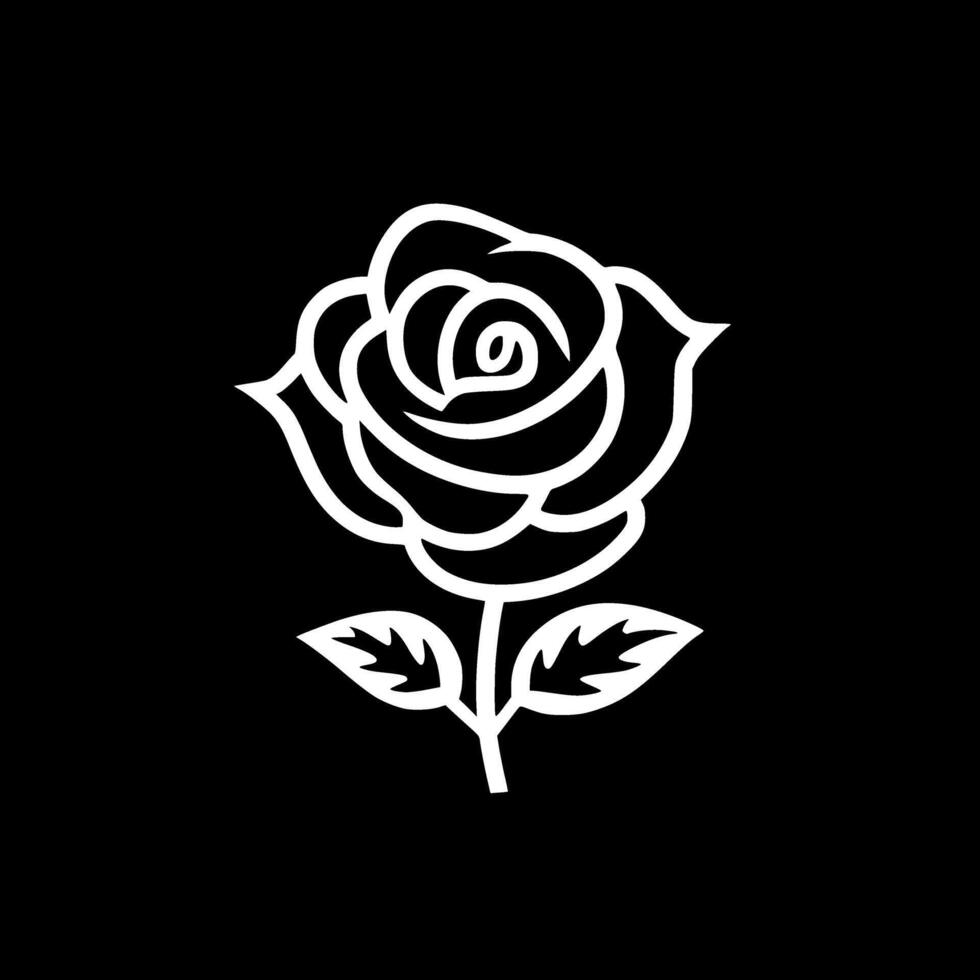 Rose - High Quality Vector Logo - Vector illustration ideal for T-shirt graphic