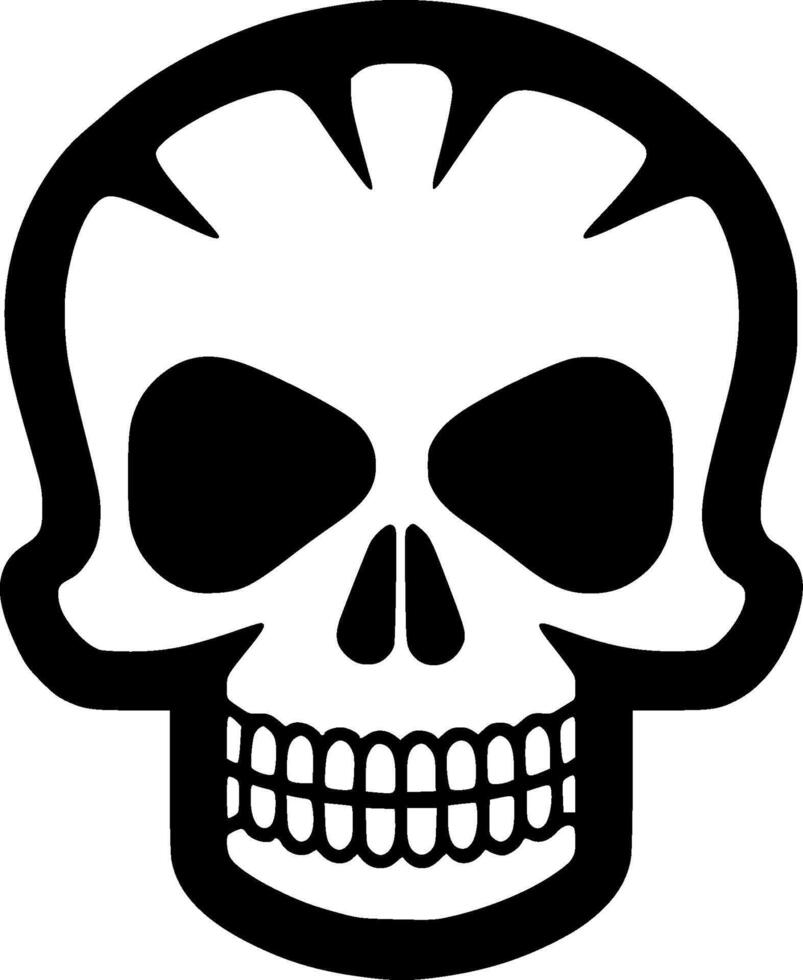 Skull - High Quality Vector Logo - Vector illustration ideal for T-shirt graphic