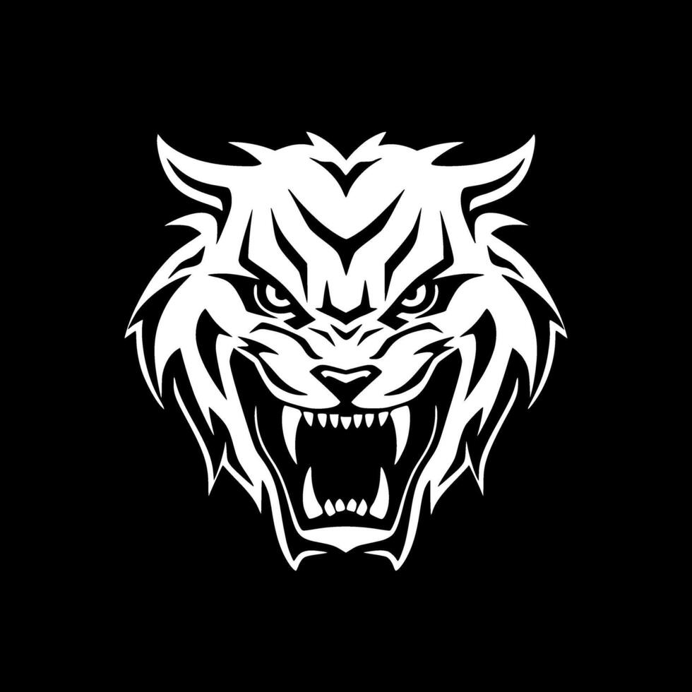 Tiger - Minimalist and Flat Logo - Vector illustration