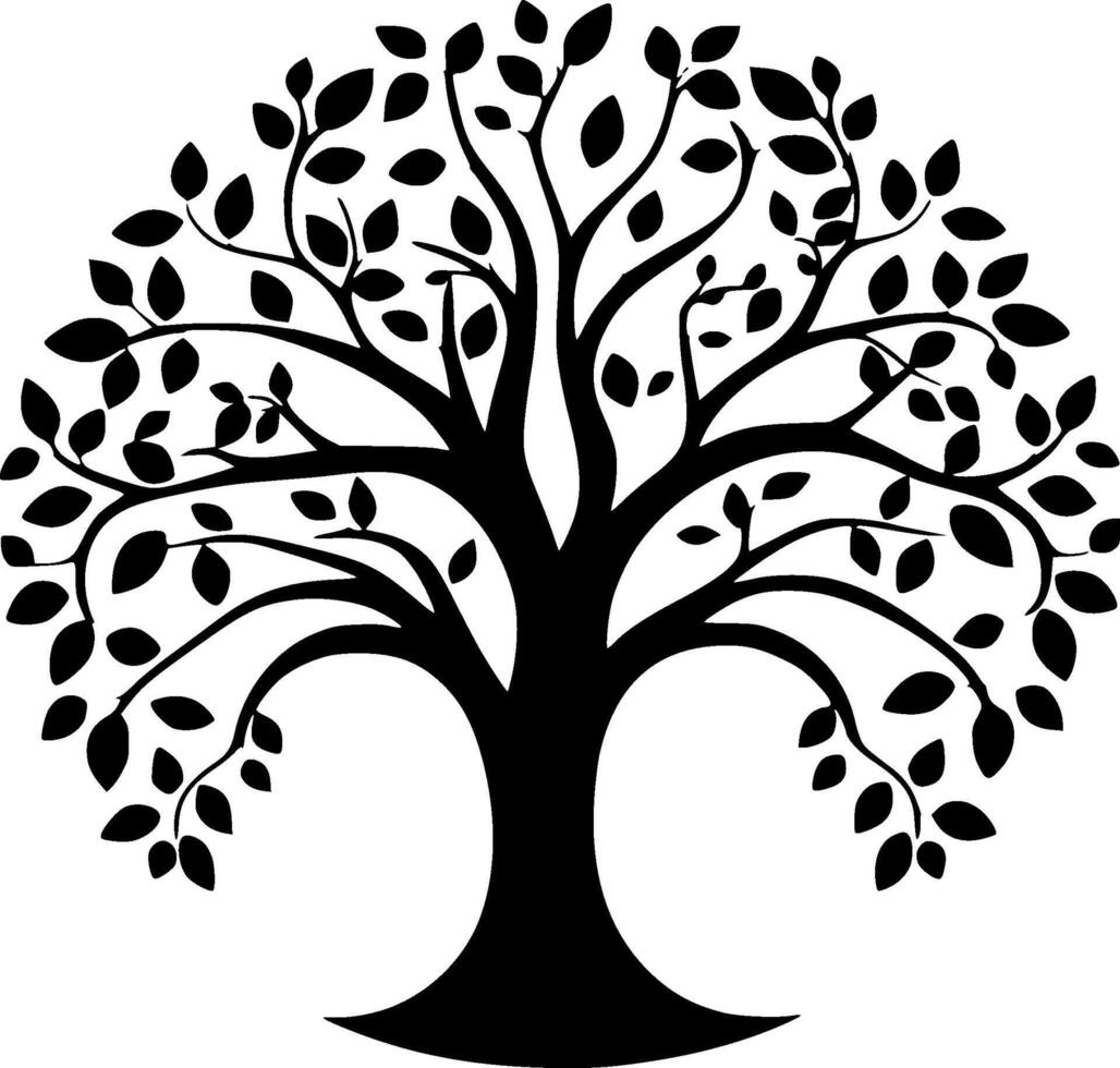 Tree - High Quality Vector Logo - Vector illustration ideal for T-shirt graphic