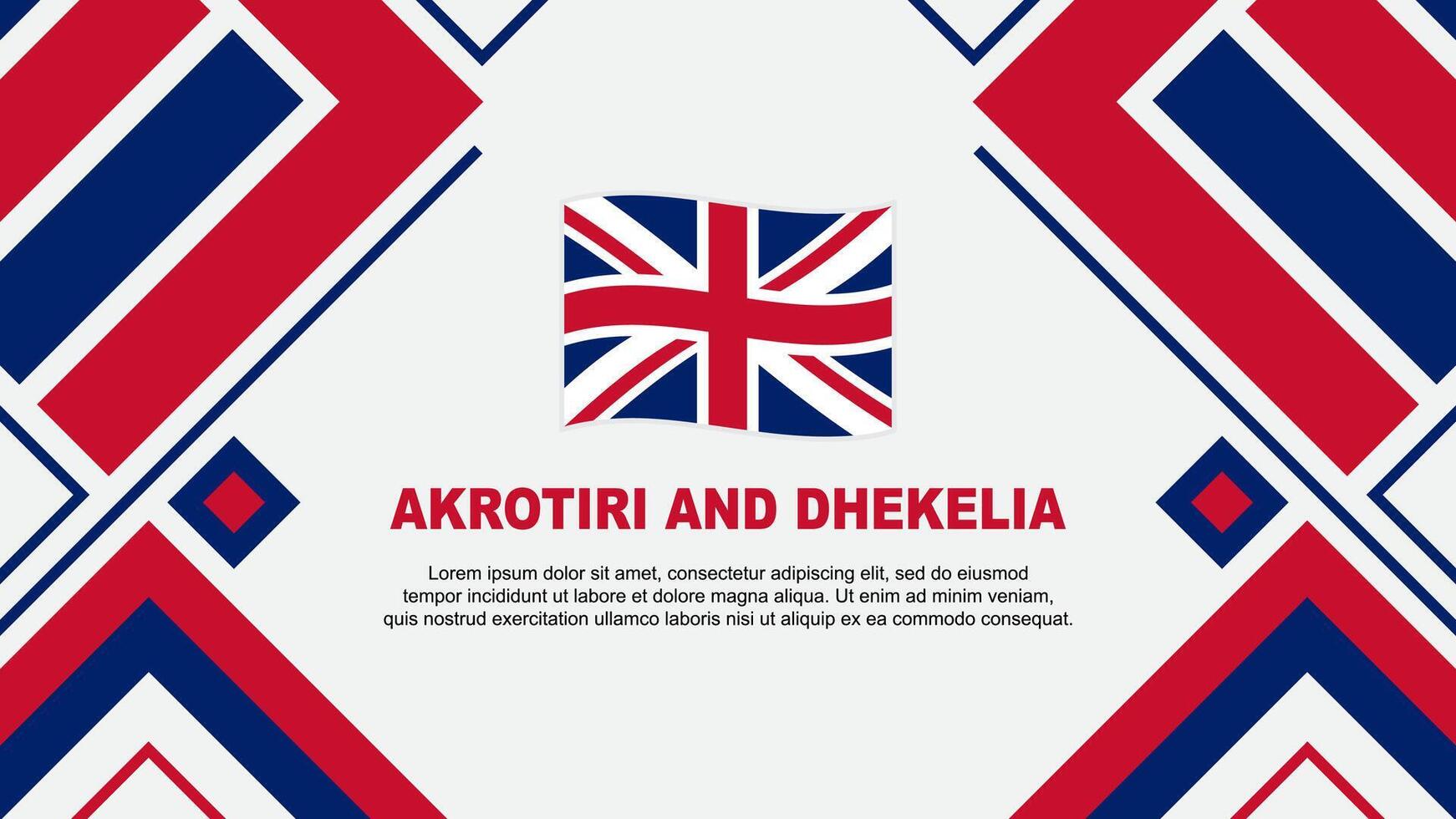 acrotiri y dhekelia bandera resumen antecedentes diseño modelo. acrotiri y dhekelia independencia día bandera fondo de pantalla vector ilustración. bandera