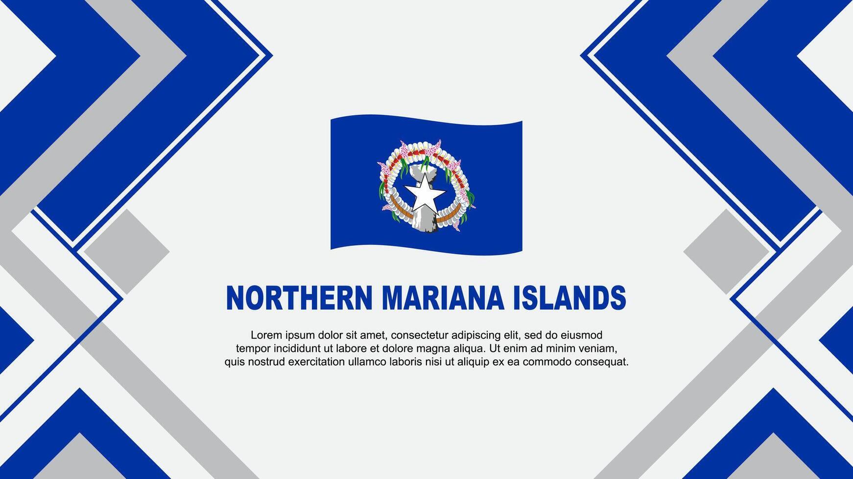 Northern Mariana Islands Flag Abstract Background Design Template. Northern Mariana Islands Independence Day Banner Wallpaper Vector Illustration. Banner