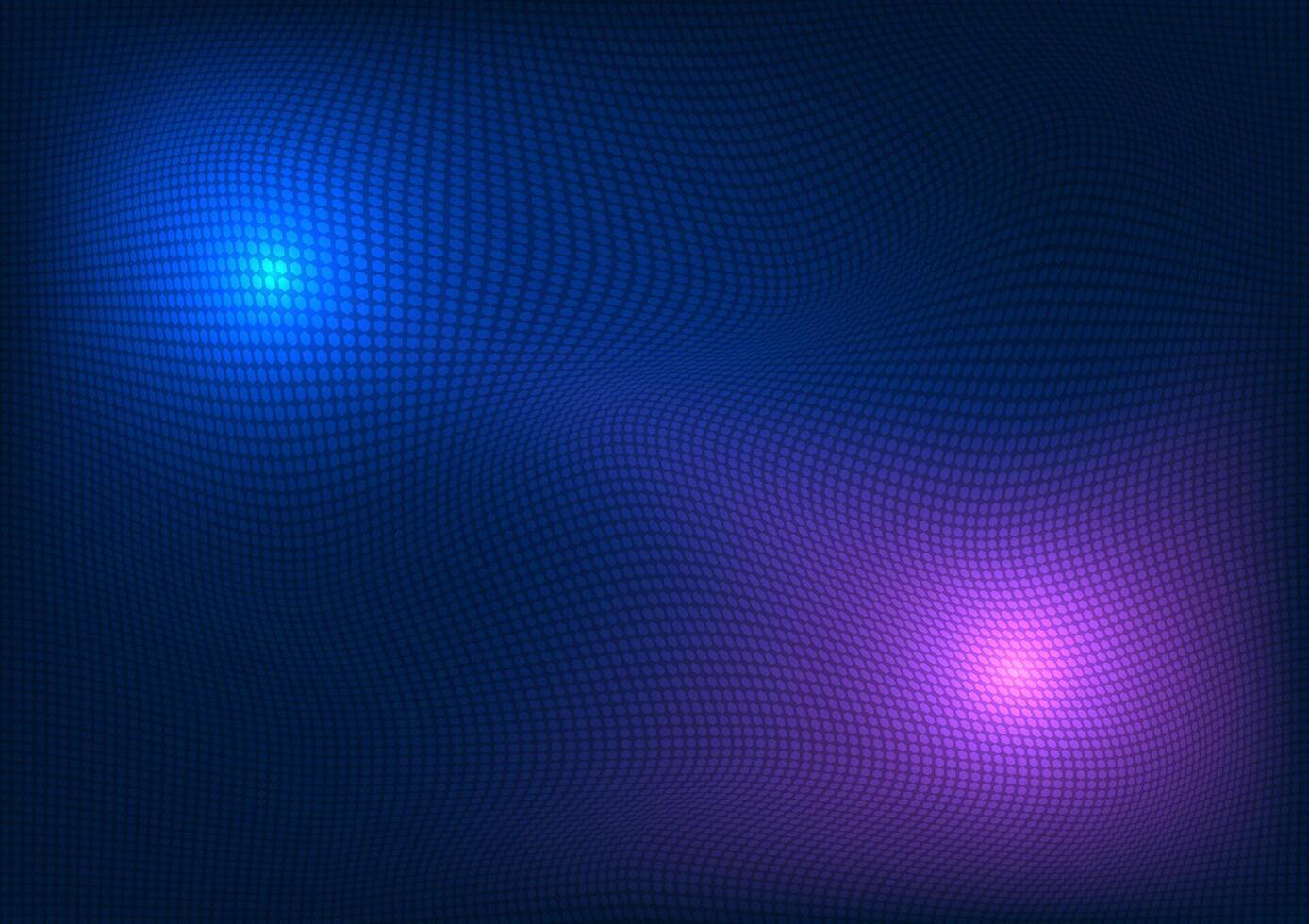Abstract background Hexagonal geometric shapes that are arranged in waves to create an interesting dimension. Focusing on blue and purple calls, screens, wallpapers, illustrations, vectors. vector