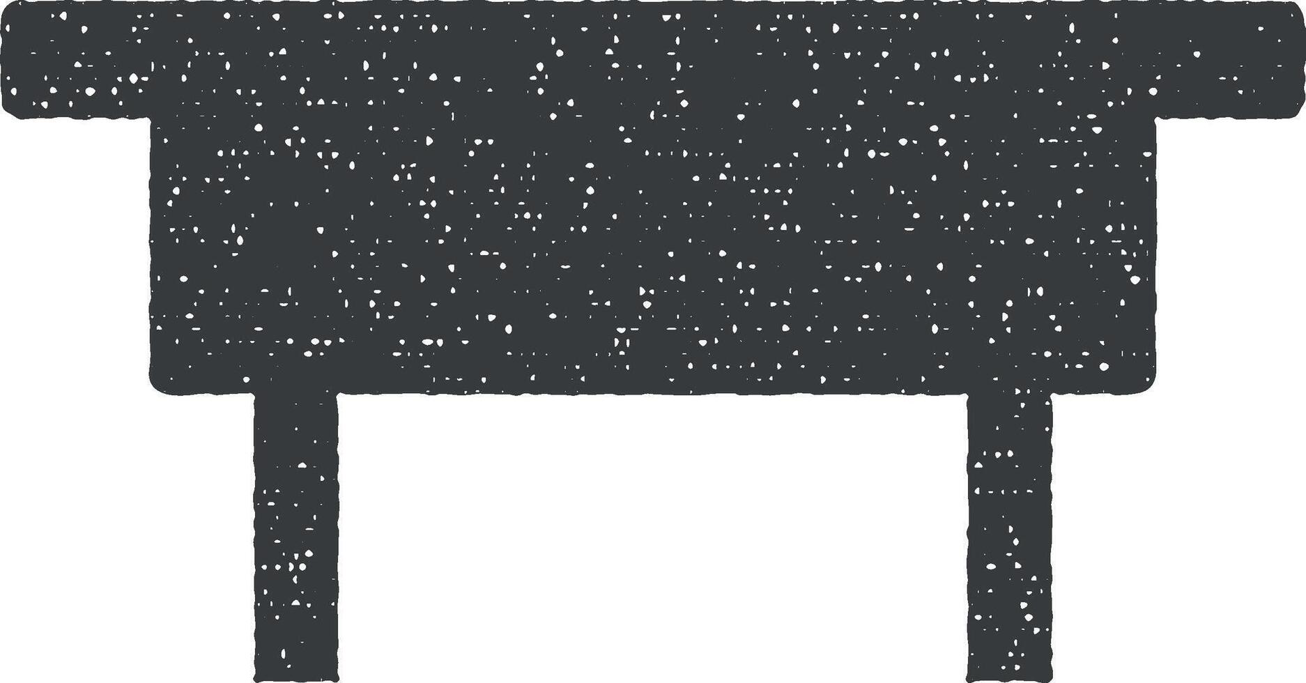 table glyph icon vector illustration in stamp style