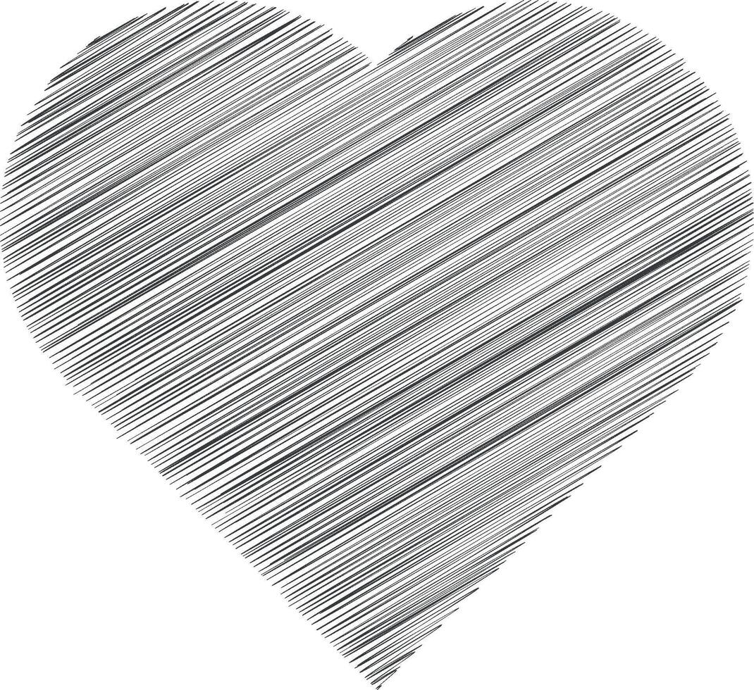 heart lines icon vector illustration in stamp style