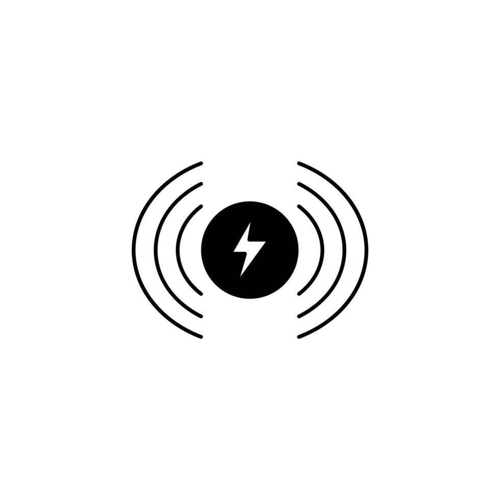 wireless concept line icon. Simple element illustration. wireless concept outline symbol design. vector