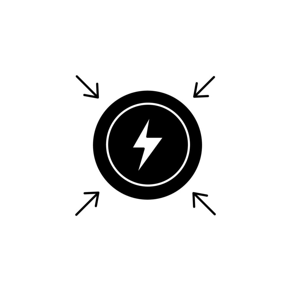 energy concept line icon. Simple element illustration. energy concept outline symbol design. vector