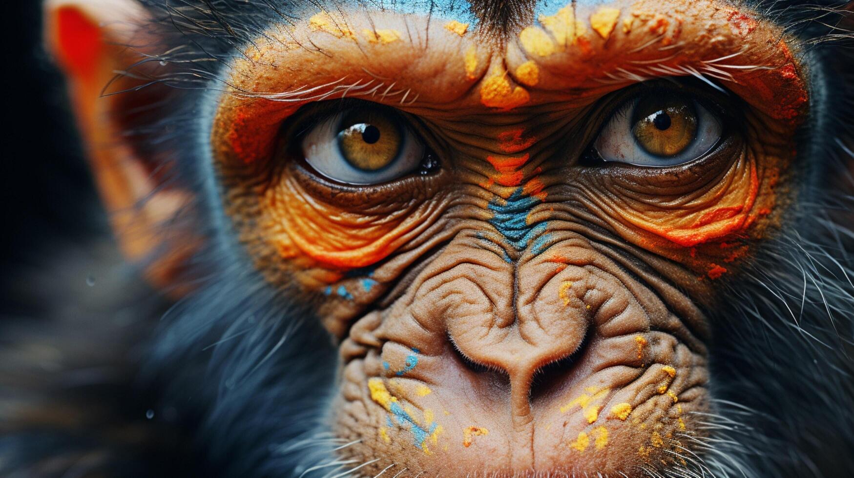 AI generated monkey high quality image photo