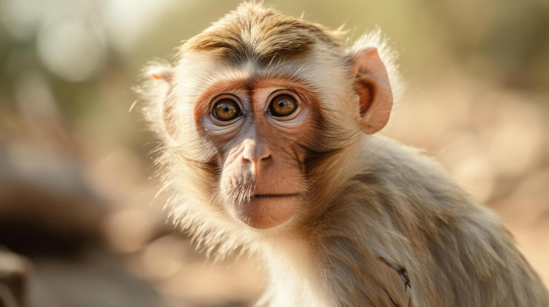 AI generated monkey high quality image photo