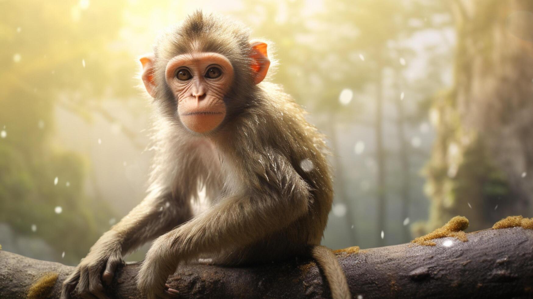 AI generated monkey high quality image photo