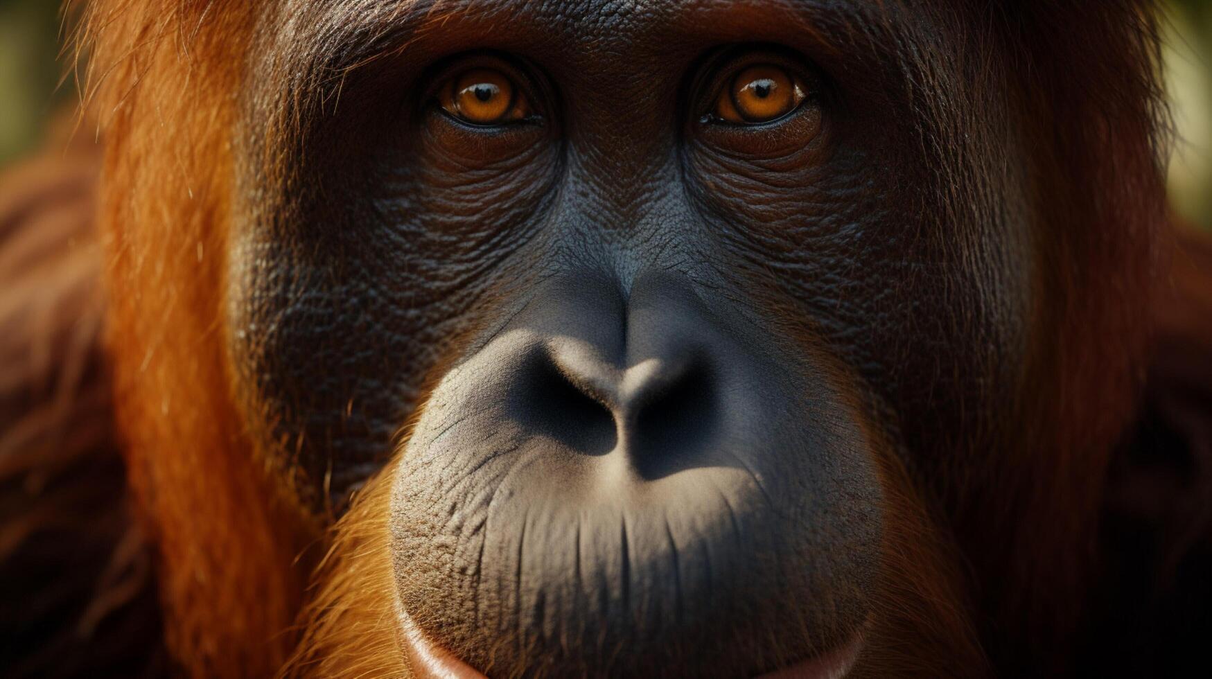 AI generated orangutan high quality image photo