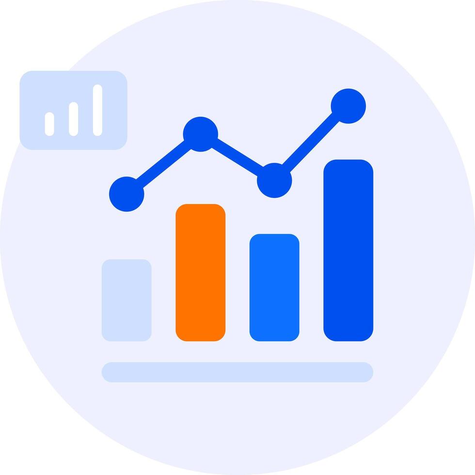 bar chart modern icon illustration vector