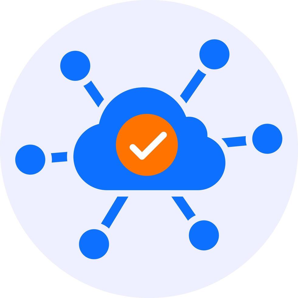 cloud connect modern icon illustration vector