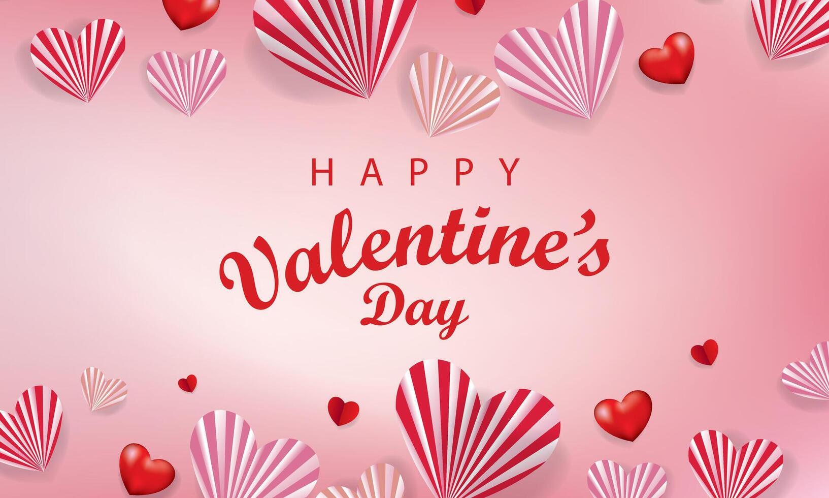 Valentines day vector background template.