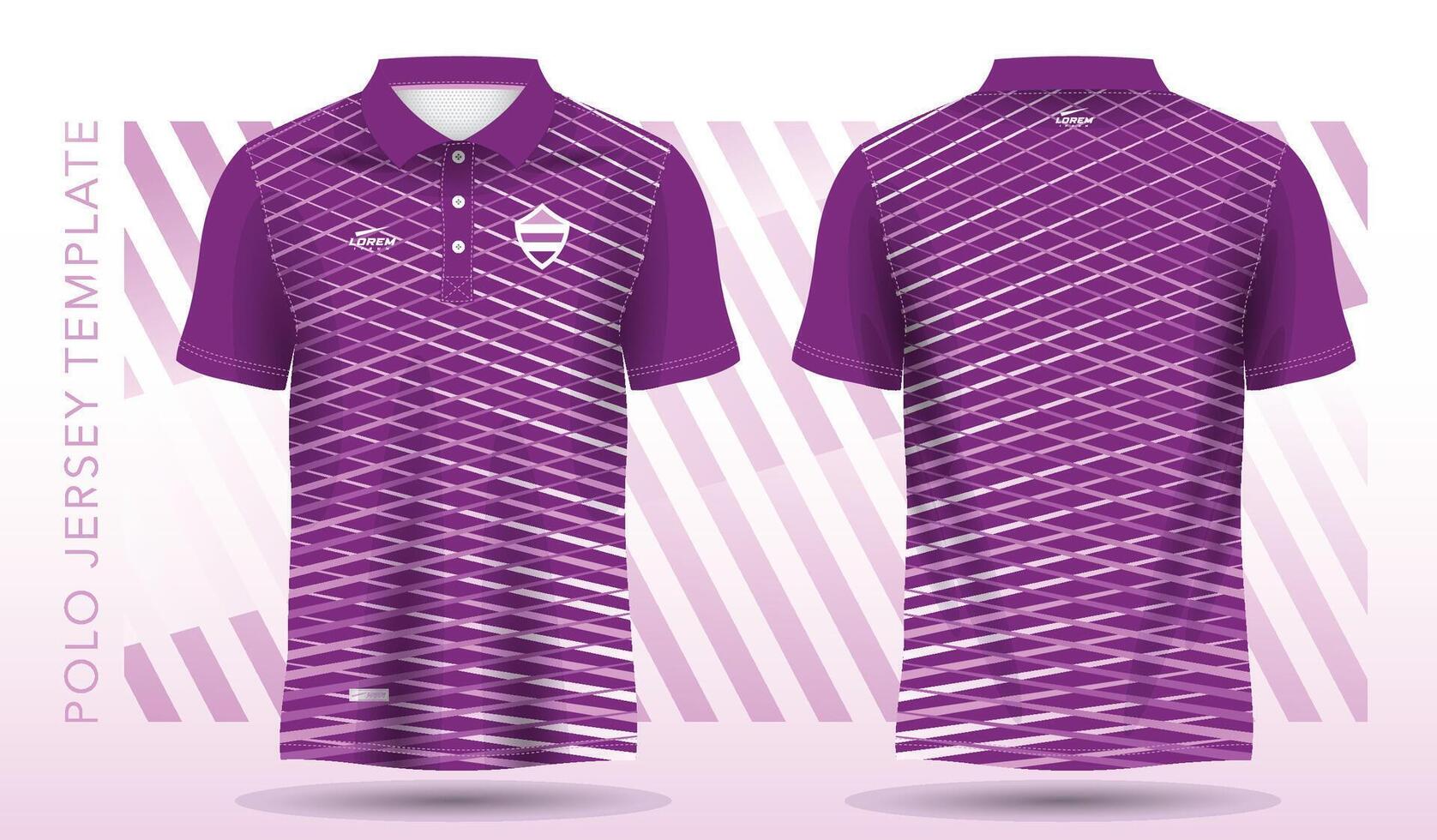 abstract purple background pattern for polo jersey sport uniform design vector