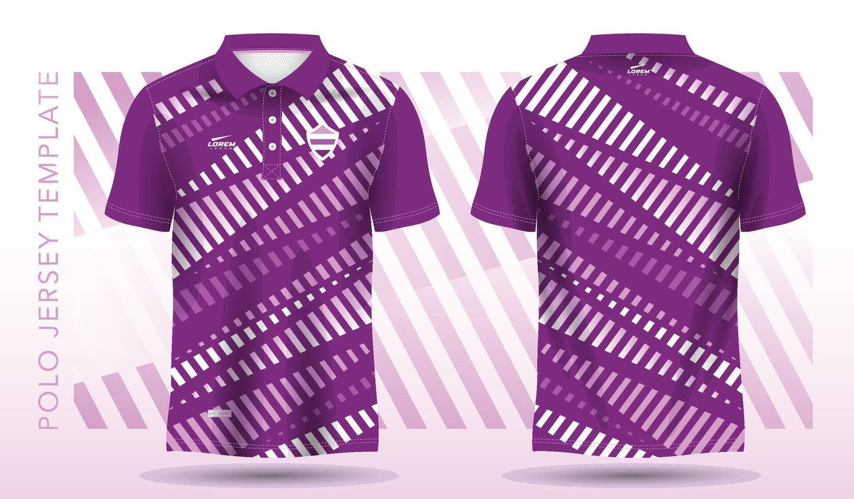 resumen púrpura antecedentes modelo para polo jersey deporte uniforme diseño vector