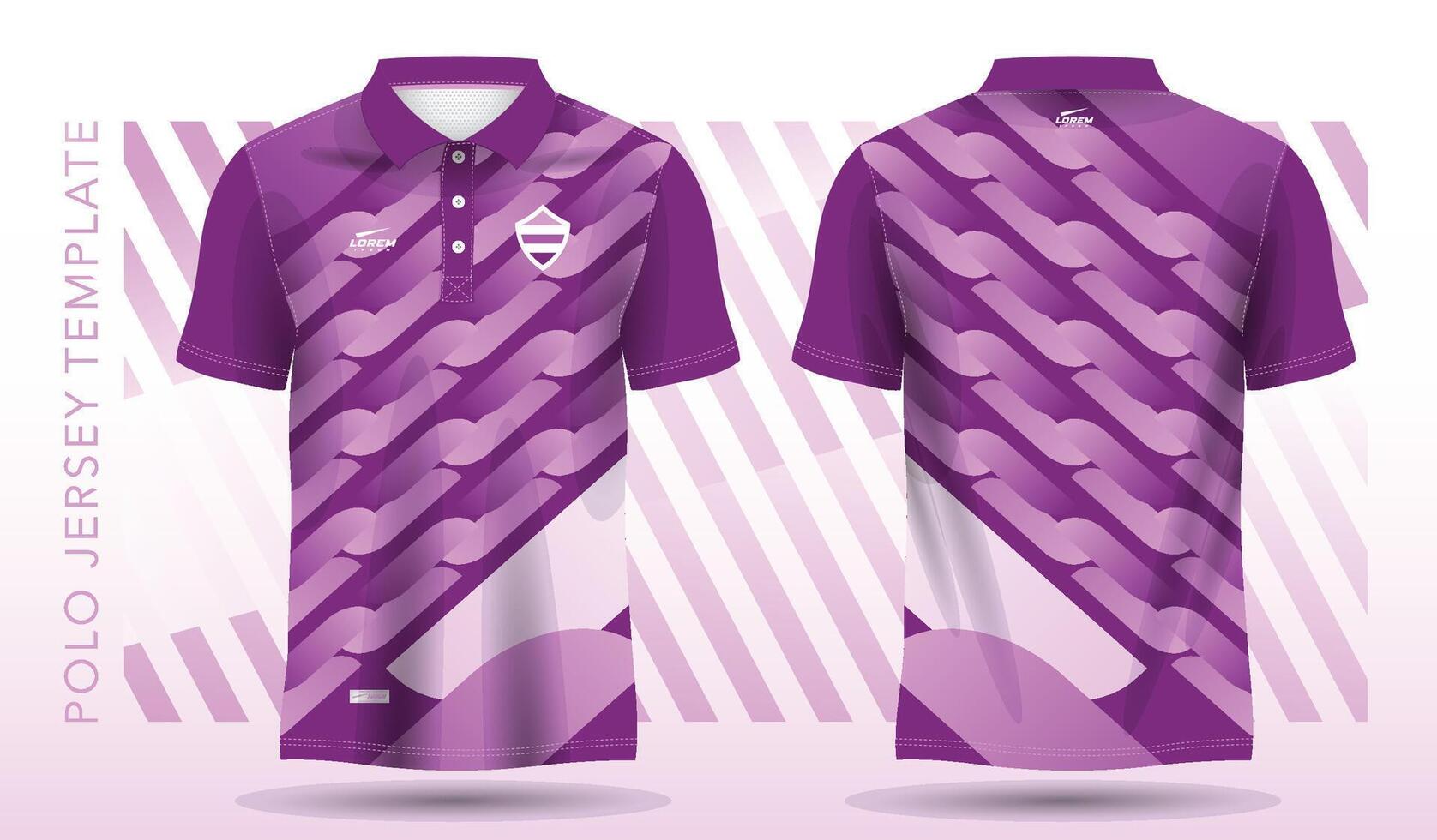 abstract purple background pattern for polo jersey sport uniform design vector