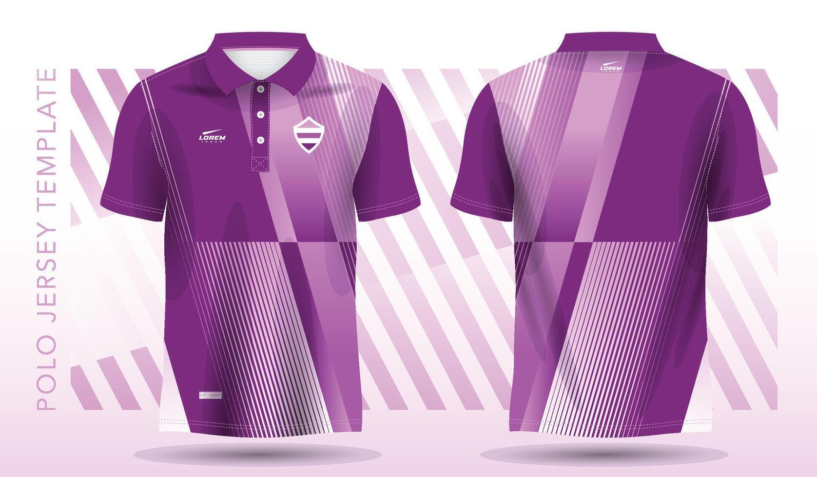 abstract purple background pattern for polo jersey sport uniform design vector