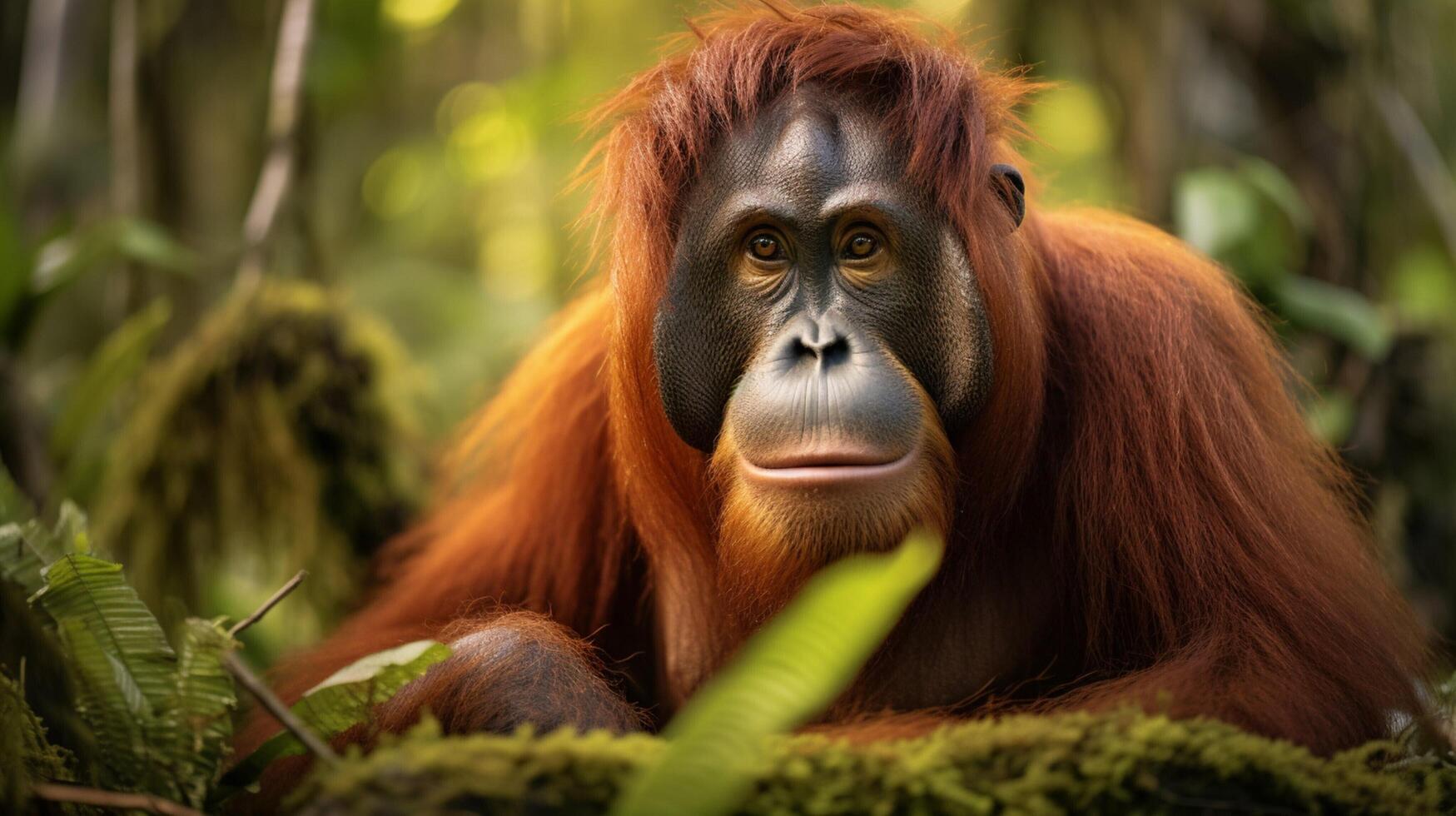 ai generado orangután alto calidad imagen foto