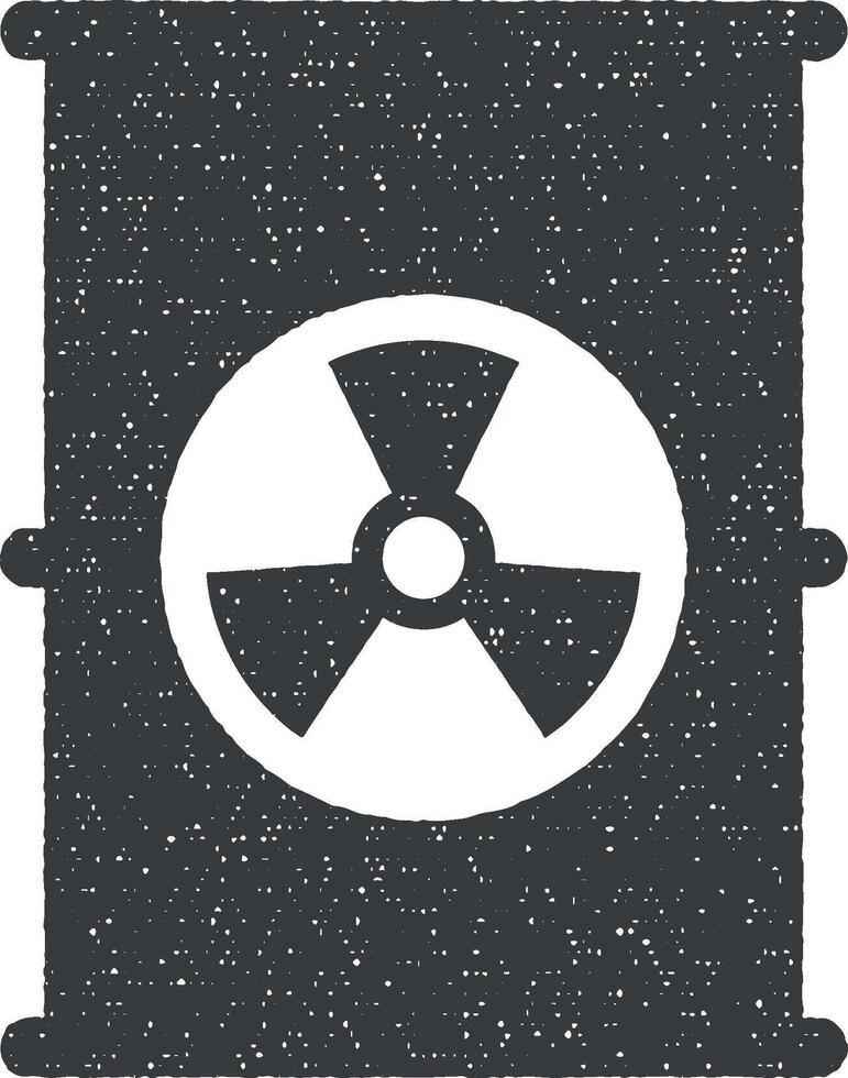 laboratory, planet icon vector illustration in stamp style