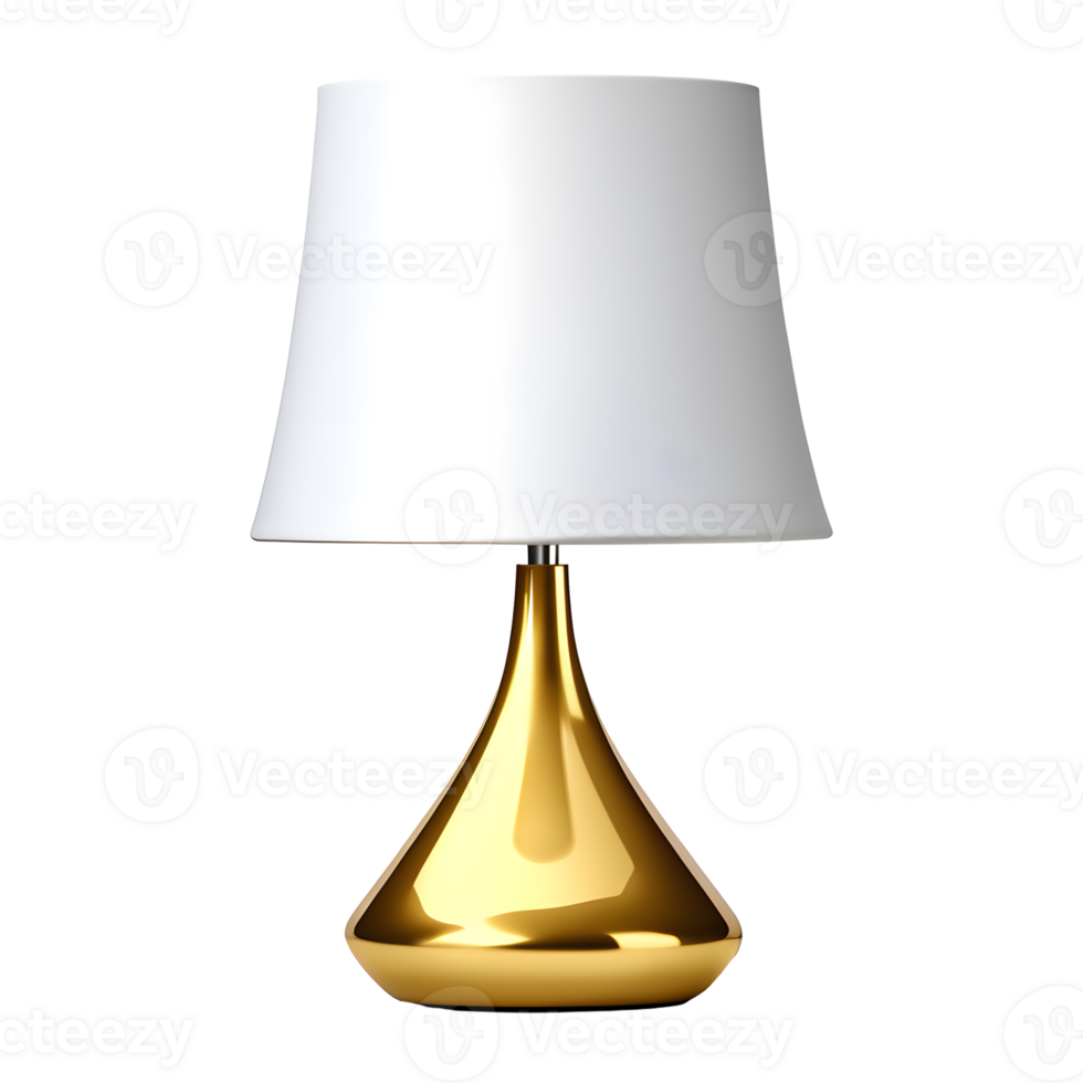 AI generated Table Lamp Isolated on Transparent Background png