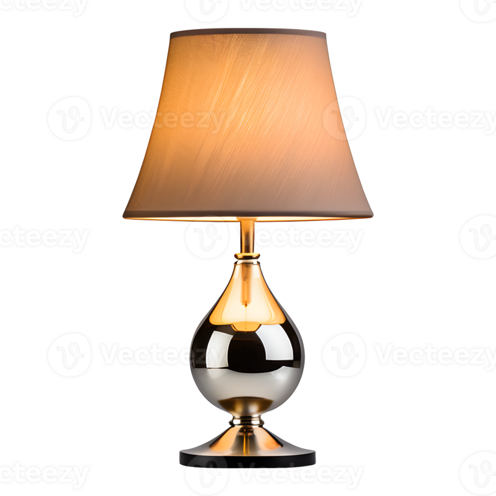 AI generated Table Lamp Isolated on Transparent Background png