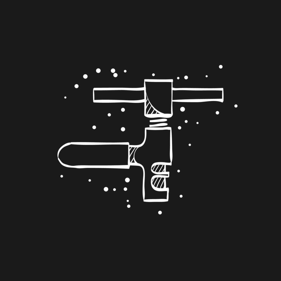 Chain doodle sketch illustration vector