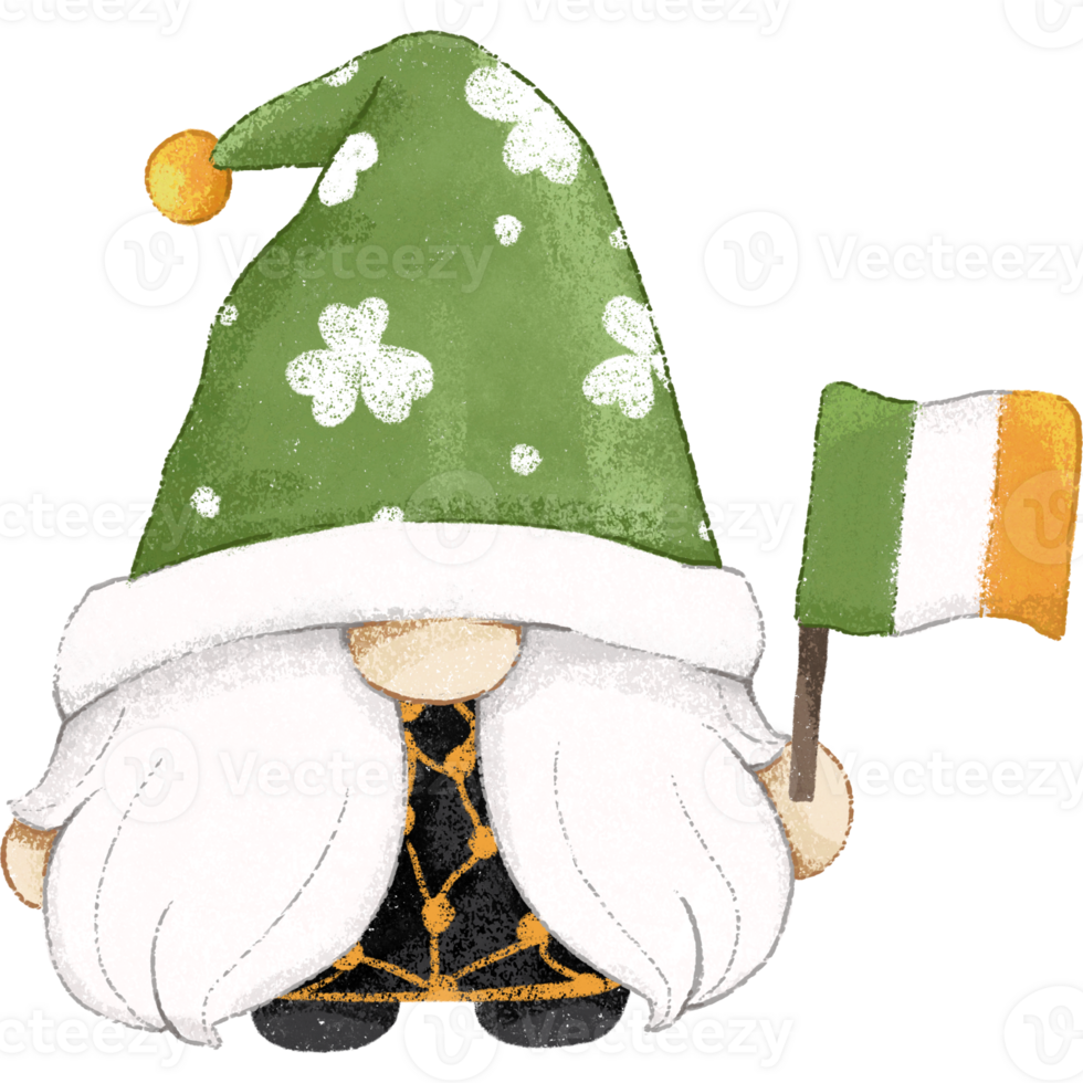 Gnomes clipart holiday season ST Patrick day png