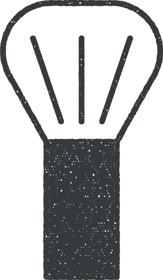 shaving foam outline icon vector illustration in stamp style
