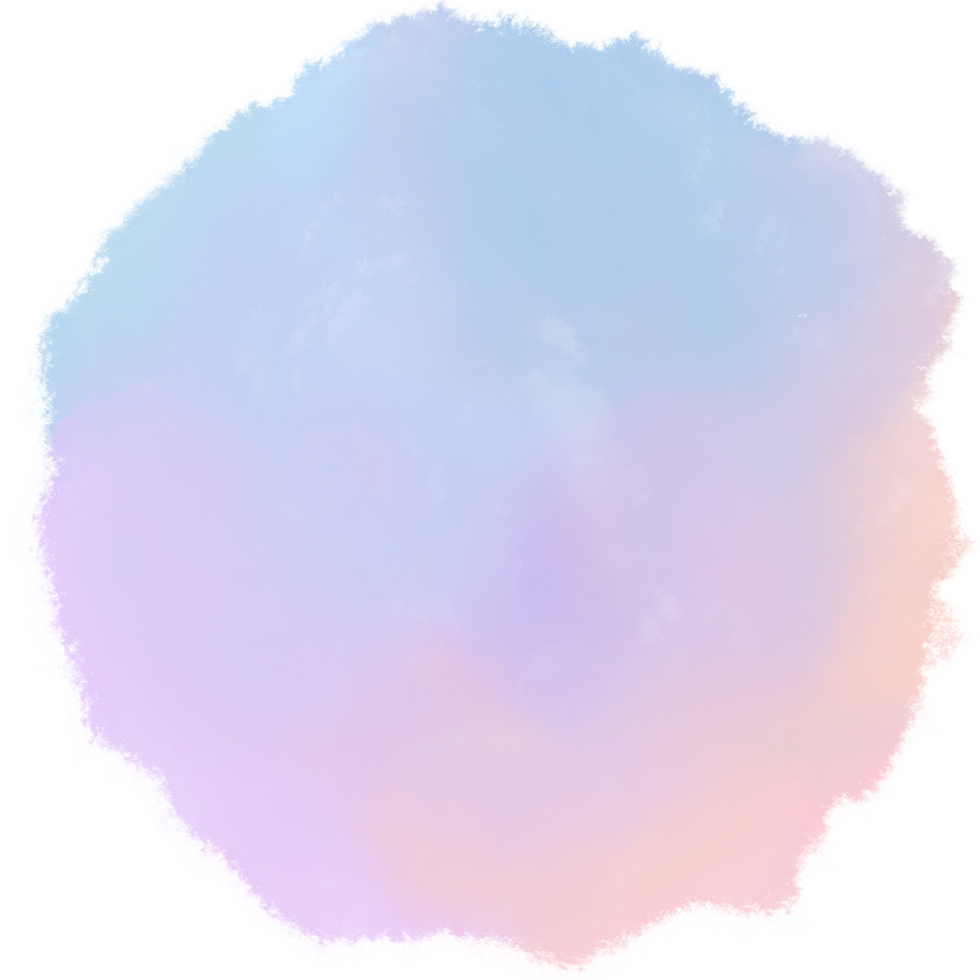 Abstract watercolor frame. Isolated with transparent background png