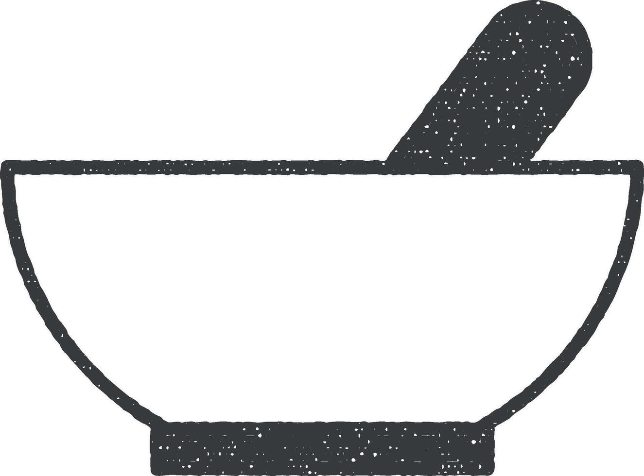 grinder for spices outline icon vector illustration in stamp style