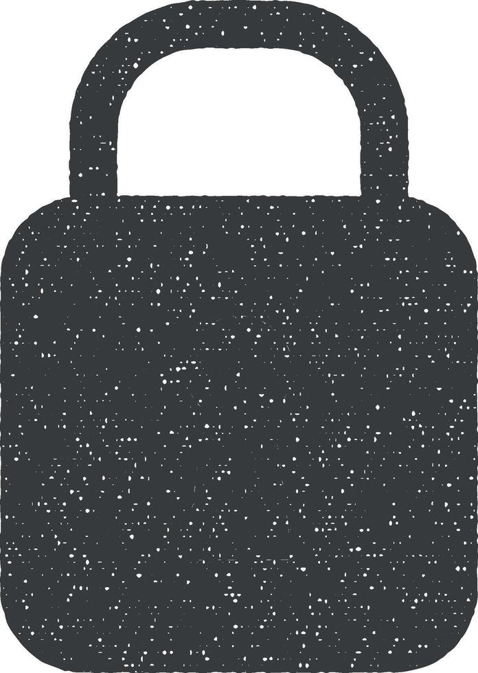 Castle icon vector illustration in stamp style