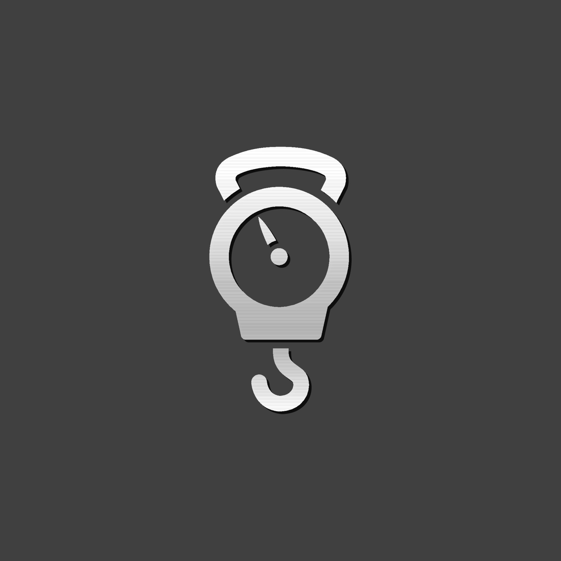 Fishing scale icon in metallic grey color style. Water sport fish