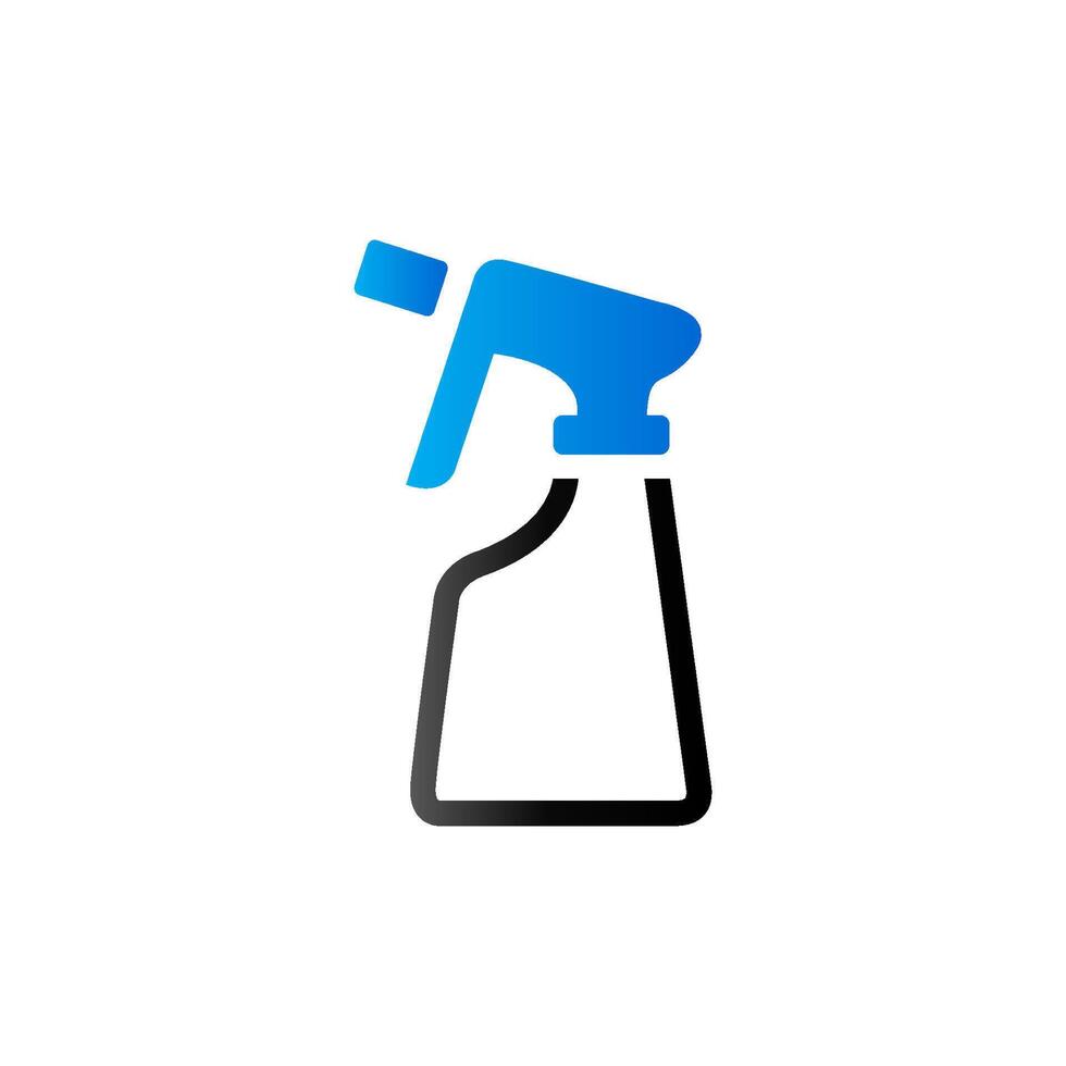 Sprayer icon in duo tone color. Laundry cleaning fragrance perfume vector