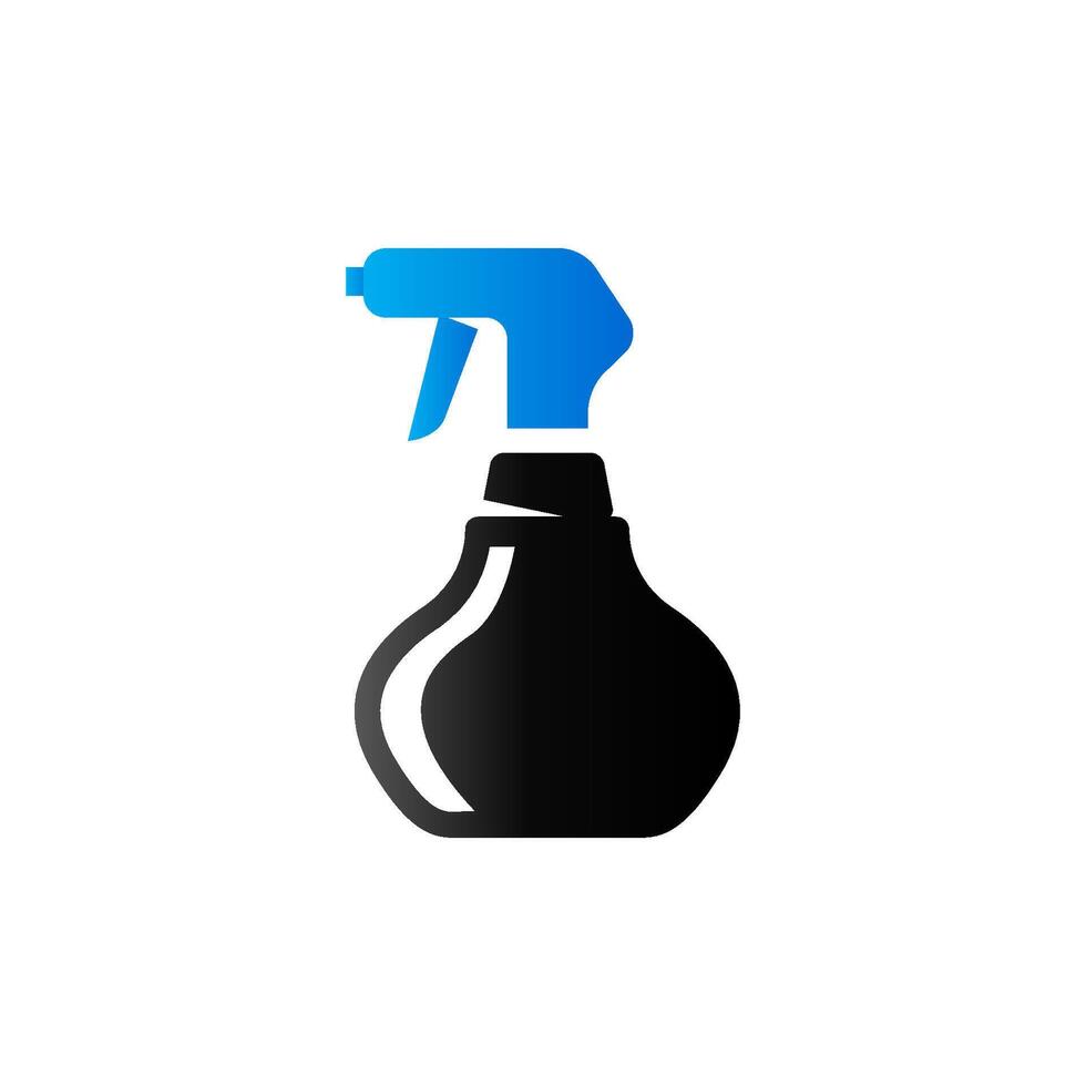 Sprayer bottle icon in duo tone color. Gardening laundry liquid vector