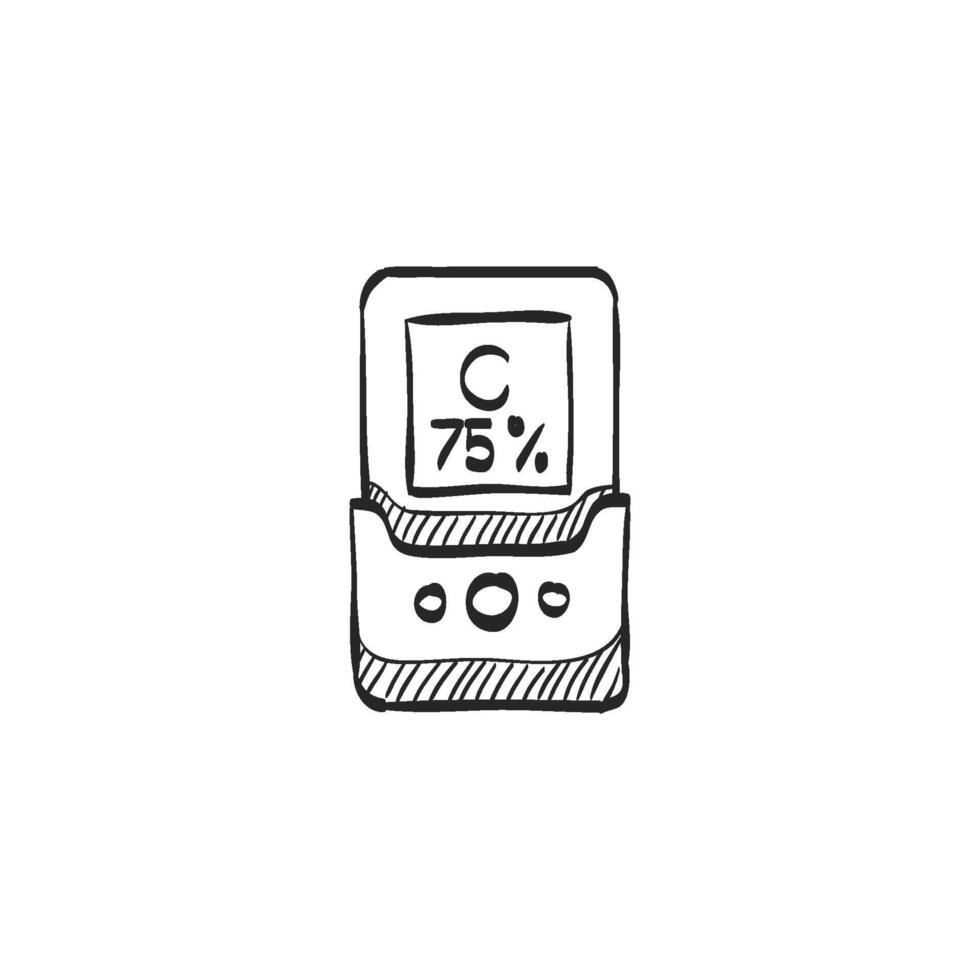 Hand drawn sketch icon densitometer vector