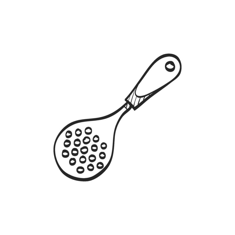 Hand drawn sketch icon spatula vector