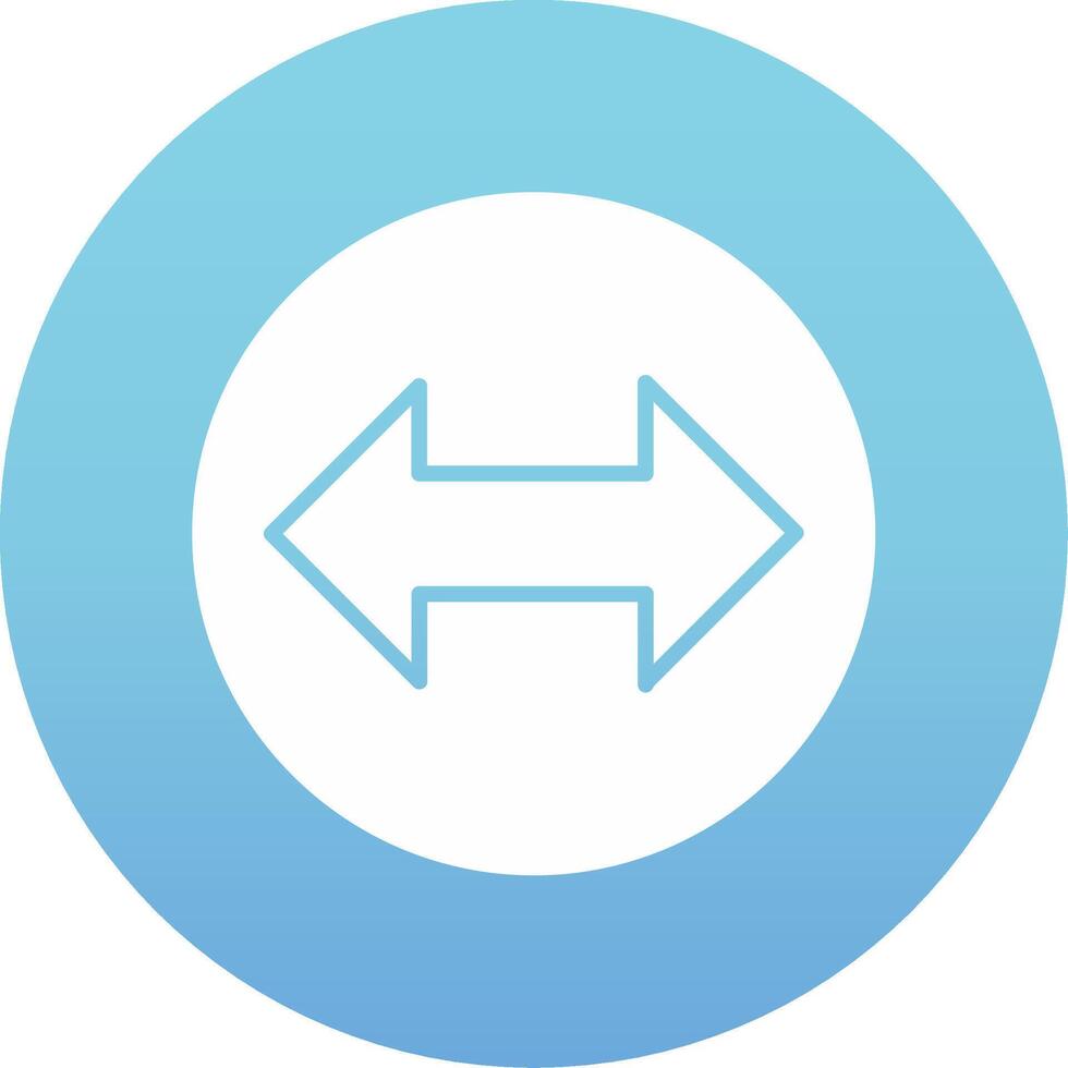 Two Arrows Vecto Icon vector