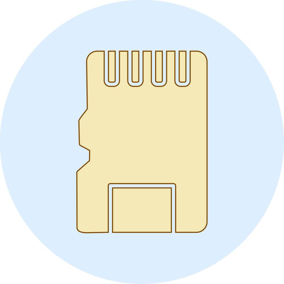 Sd Card Vecto Icon vector