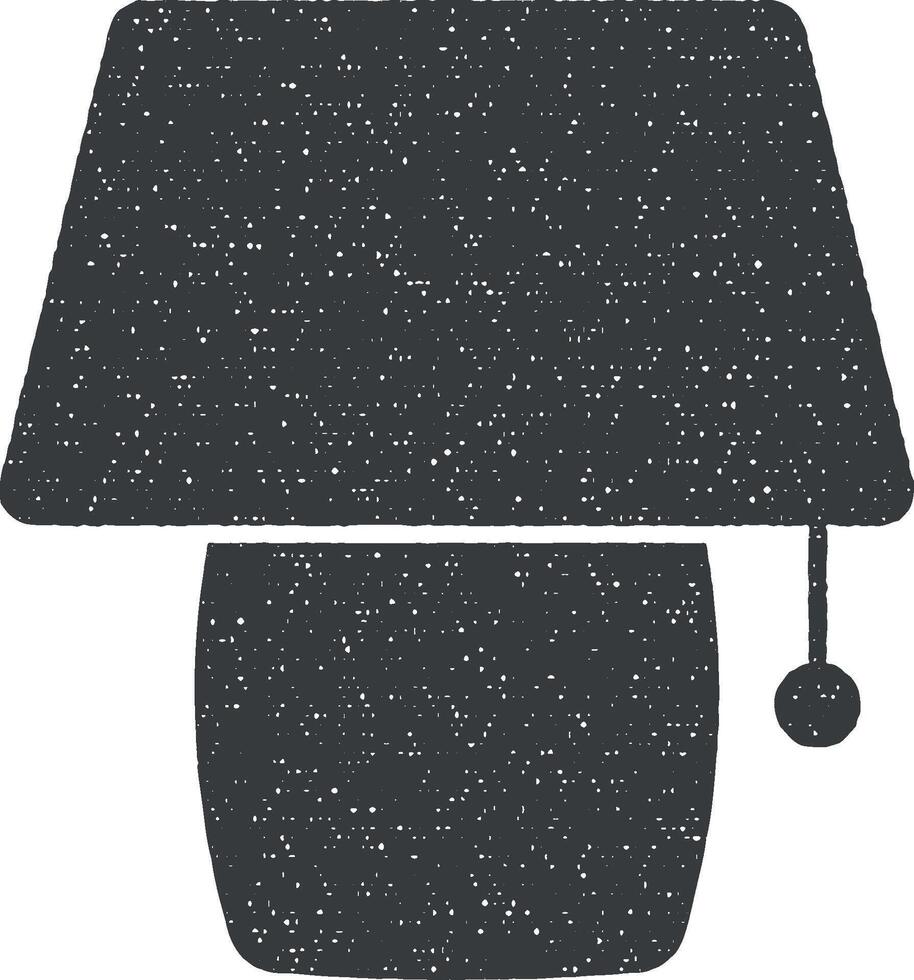 noche ligero vector icono ilustración con sello efecto