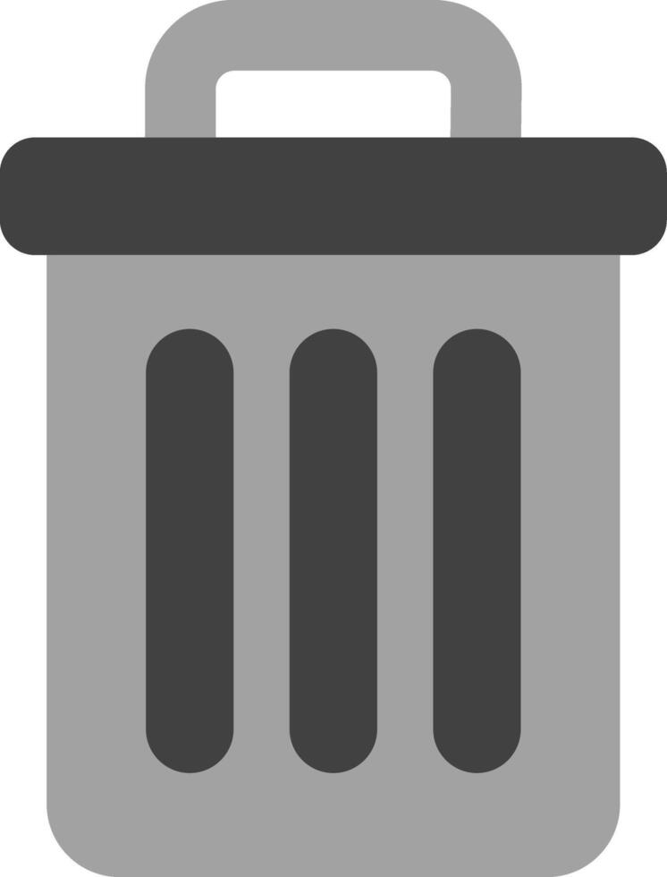 Trash Bin Vecto Icon vector