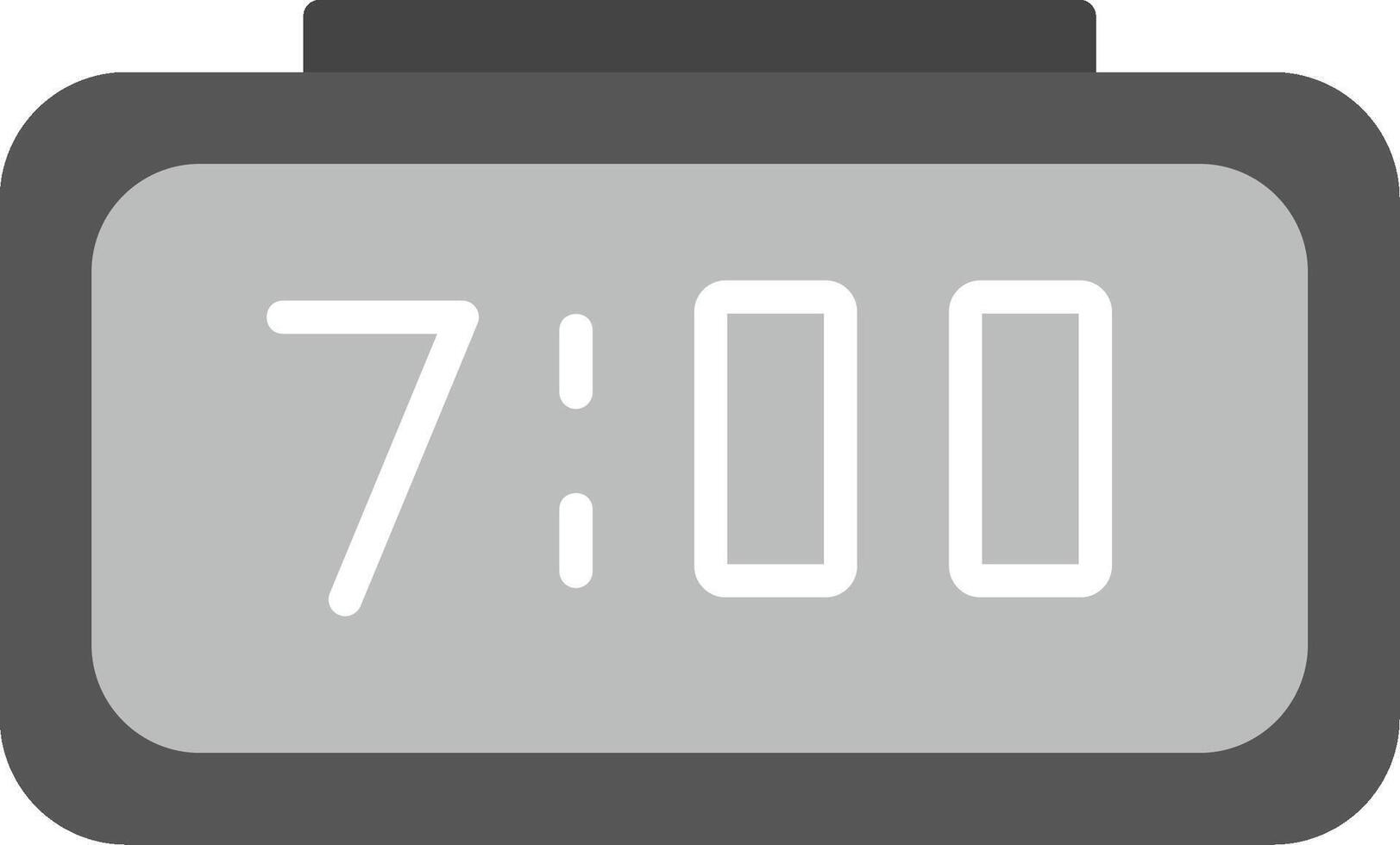 Digital Clock Vecto Icon vector