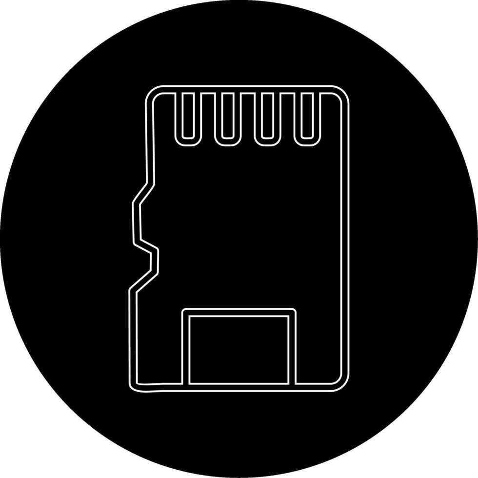 Sd Card Vecto Icon vector